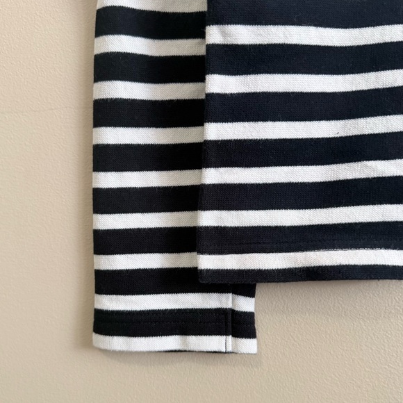 100% Cotton Knitted Sailor Breton Stripe Shirt Muji Unisex Boatneck Longsleeve - Picture 10 of 10